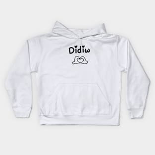 Didiw is love Kids Hoodie